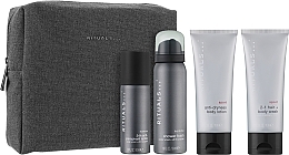 Körperpflegeset - Rituals Samurai Men's Care Set (Duschschaum 50ml + Deospray 50ml + Duschgel 70ml + Körperlotion 70ml + Kosmetiktasche) — Bild N2