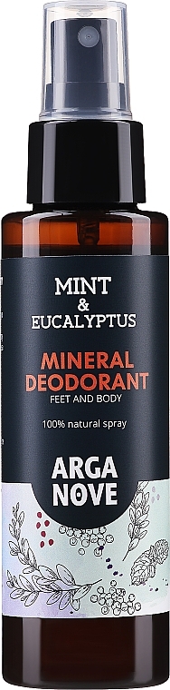 Deospray für Füße Minze und Eukalyptus - Arganove Mint Eucalyptus Dezodorant — Bild N1