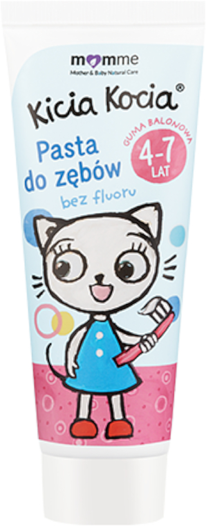 Zahnpasta mit Bubblegum Geschmack für Kinder von 4 bis 7 Jahren - Momme — Bild N1