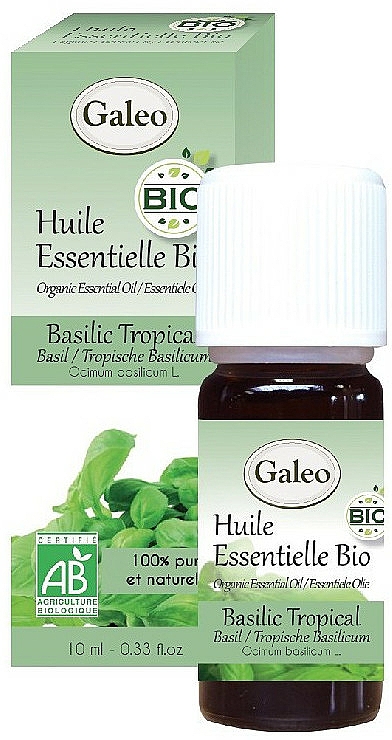 Bio-ätherisches Öl aus tropischem Basilikum - Galeo Organic Essential Oil Basilic Tropical — Bild N1