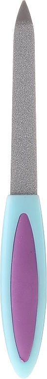 Nagelfeile 13,5 cm 77104 blau-pink - Top Choice — Bild N1