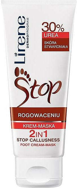 Regenerierende Creme-Maske für Füße mit 30% Hornstoff - Lirene Stop Callusness Foot Cream-Mask — Bild N3