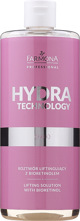 Glättende und regenerierende Gesichtslösung gegen Falten mit Bioretinol - Farmona Professional Hydra Technology Lifting Solution — Bild N3