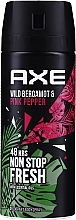 Düfte, Parfümerie und Kosmetik Deospray - Axe Wild Fresh Bergamot & Pink Pepper