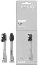 Zahnbürstenköpfe mit Silberionen für Schallzahnbürste 2 St. - SEYSSO Silver Range Ag+ Replacment Brush Heads — Bild N1