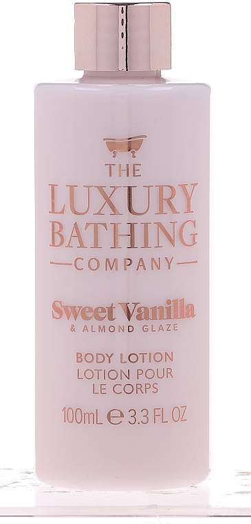 Set - Grace Cole The Luxury Bathing Sweet Vanila (Duschgel 100 ml + Körperlotion 100 ml + Badeschwamm) — Bild N3