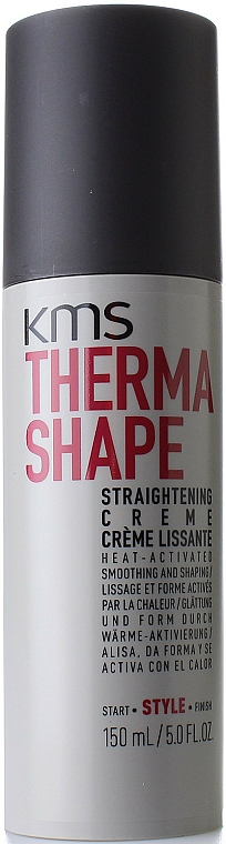 Glättungscreme zum Glattföhnen von lockigem Haar - KMS California Thermashape Straightening Creme — Bild N1