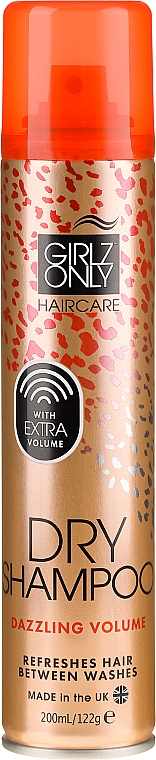 Trockenes Shampoo für mehr Volumen - Girlz Only Hair Care Dry Shampoo Dazzling Volume — Bild N1