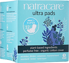 Düfte, Parfümerie und Kosmetik Damenbinden Ultra Super 12 St. - Natracare Ultra Super Period Pads