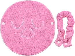 Gesichtstuch für kosmetische Eingriffe rosa Towel Mask - MAKEUP Facial Spa Cold & Hot Compress Pink — Bild N3