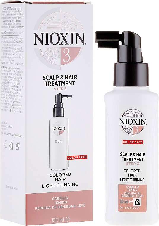 Pflegende Kopfhaut- und Haarbehandlung - Nioxin Color Safe System 3 Scalp Treatment — Bild N1