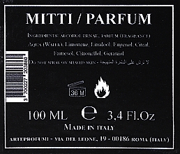 Arte Profumi Mitti Patchouli - Parfum — Bild N3