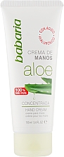 Düfte, Parfümerie und Kosmetik Handcreme mit Aloe Vera - Babaria Hand Cream Concentrated Aloe Vera