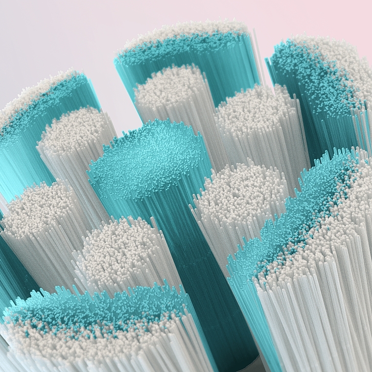 Austauschbare Zahnbürstenköpfe für elektrische Zahnbürste weiß - Oral-B Braun iO Gentle Care — Bild N17