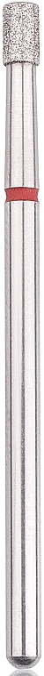 Diamant-Nagelfräser Zylinder 2,5 mm L-3,5 mm rot - Head The Beauty Tools — Bild N1