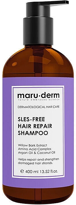 Haarstärkendes Shampoo - Maruderm Cosmetics Sles-Free Hair Pepair Shampoo  — Bild N1