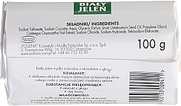 Hypoallergene Naturseife mit Weißdornextrakt - Bialy Jelen Hypoallergenic Soap Hawthorn — Bild N3