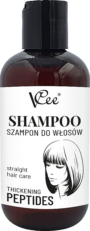 Shampoo mit Peptiden für glattes Haar - VCee Thickening Shampoo For Straight Hair With Peptides — Bild N1
