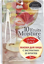Gesichtsmaske mit Extrakten aus 10 Früchten - Japan Gals Pure5 Essential Mask — Bild N1