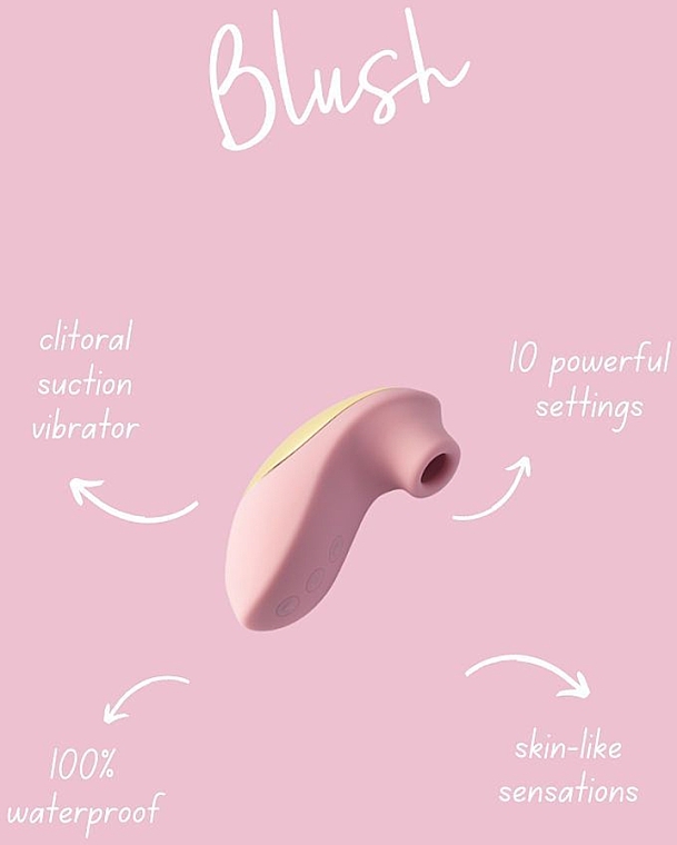 Klitoris-Vibrator rosa - Natural Glow Blush Vibrator  — Bild N7