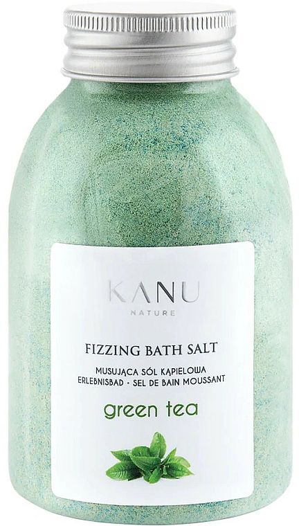 Entspannendes Badesalz mit grünem Tee - Kanu Nature Green Tea Fizzing Bath Salt — Bild N1