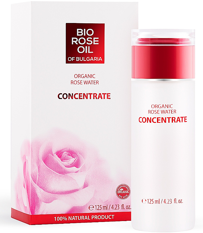 Organisches Rosenwasser für Gesicht mit Bio Rosenöl - BioFresh Bio Rose Oil Organic Rose Water — Bild N1