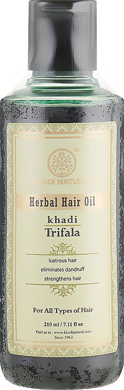 Natürliches Haaröl Triphala - Khadi Natural Ayurvedic Trifala Hair Oil — Bild N1