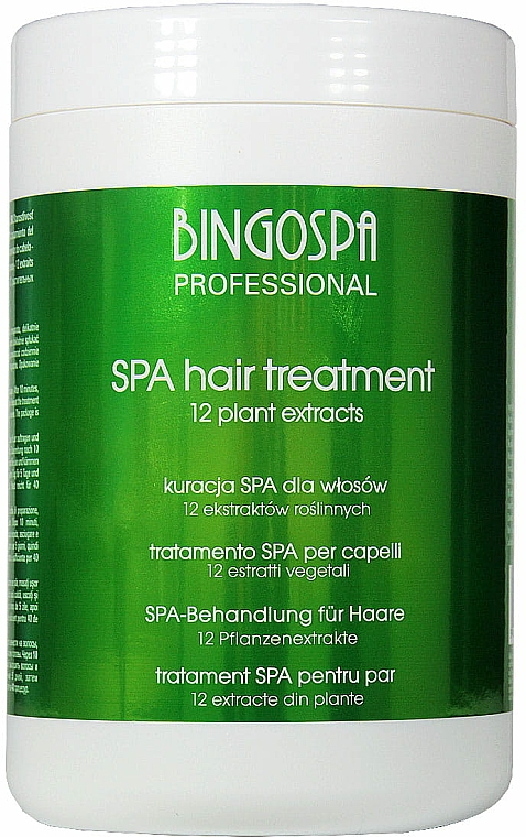 Haarkur mit 12 Pflanzenextrakten - BingoSpa Spa Treatment For Hair 12 Plant Extracts — Foto N1
