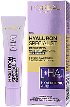 Düfte, Parfümerie und Kosmetik Feuchtigkeitsspendende Anti-Falten Creme für die Augenpartie mit Hyaluronsäure - L'Oreal Paris Skin Expert