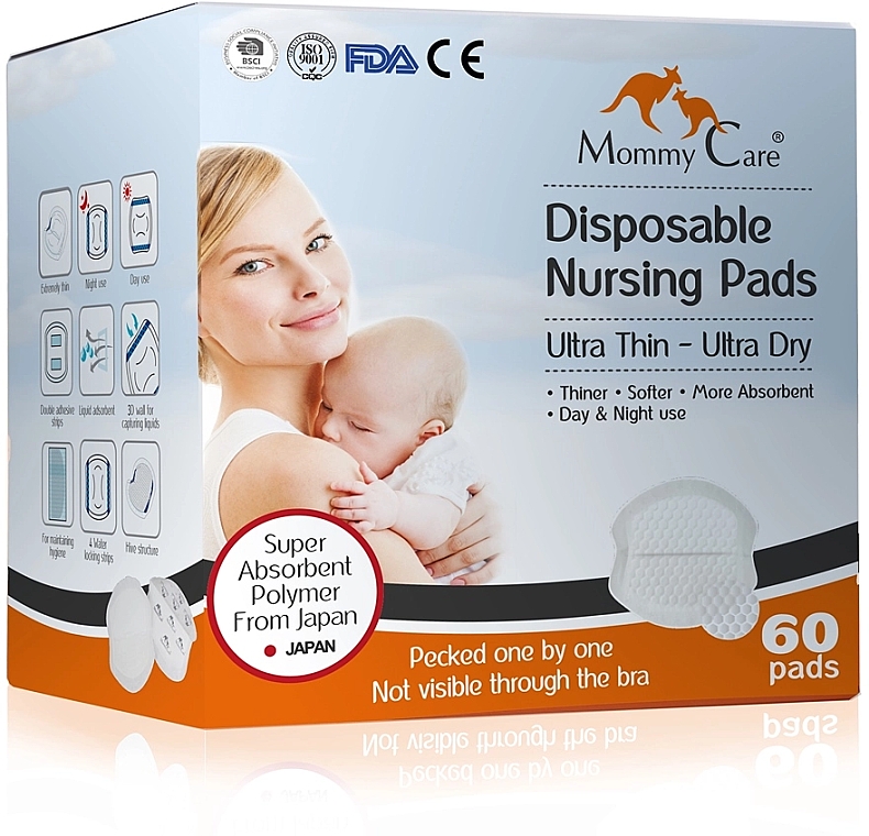 Einweg-Stilleinlagen 60 St. - Mommy Care Disposable Nursing Pads — Bild N1