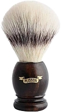 Düfte, Parfümerie und Kosmetik Rasierpinsel - Plisson Ebony Original Shaving Brush With "High Mountain White" Fibre