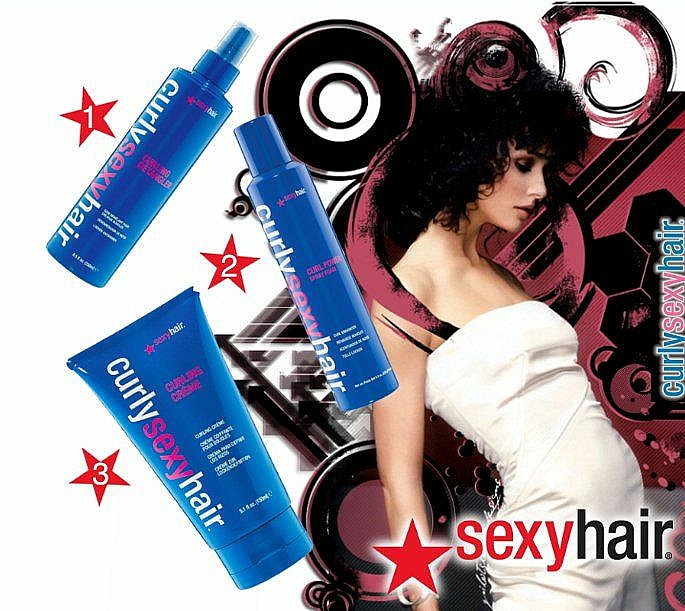 Feuchtigkeitsspendender Conditioner für lockiges Haar - SexyHair CurlySexyHair Curly Moisturizing Conditioner — Bild N5