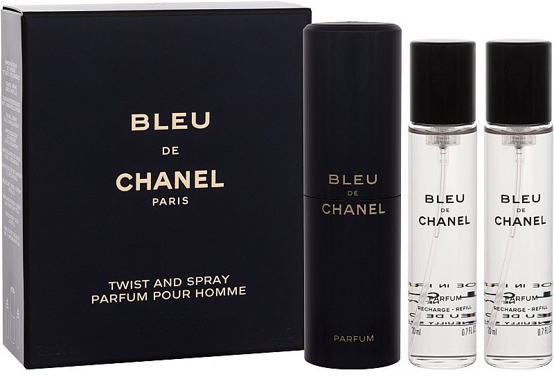 Chanel Bleu de Chanel Parfum - Duftset (Eau de Parfum Mini 20mlx3)  — Bild N1
