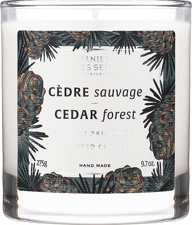 Duftkerze im Glas Zedernwald - Panier Des Sens Scented Candle Cedar Forest — Bild N1