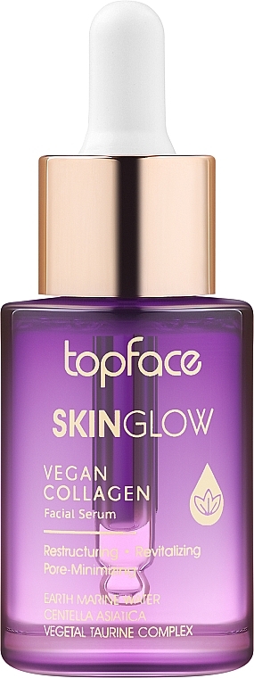 Gesichtsserum mit Kollagen - TopFace Skin Glow Vegan Collagen Facial Serum — Bild N1
