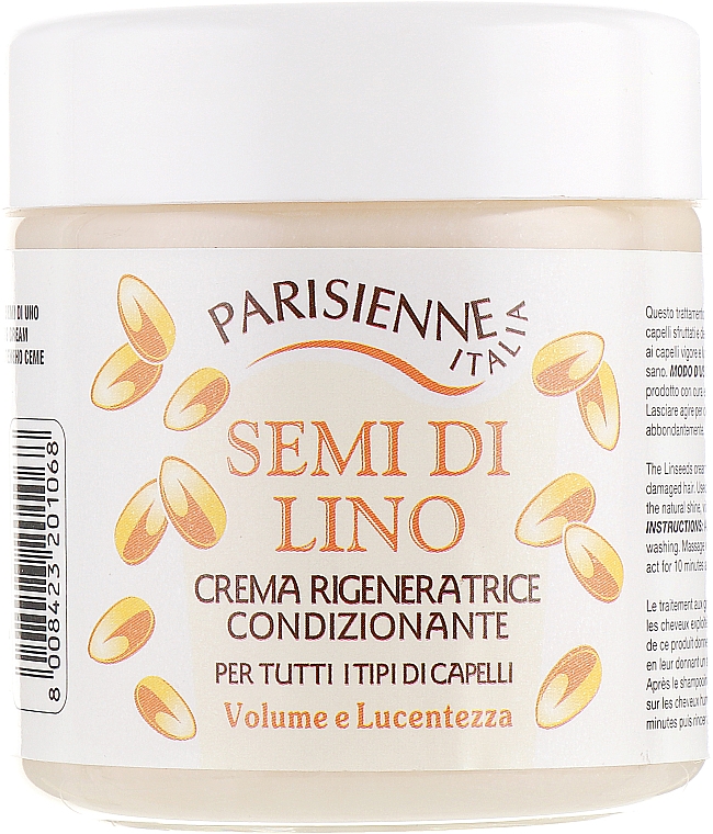 Stärkende Creme-Haarmaske mit Leinsamen-Extrakt - Parisienne Italia Hair Cream Treatment — Bild N1