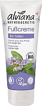 Düfte, Parfümerie und Kosmetik Fußbalsam mit Salbei und Vitamin E - Alviana Naturkosmetik Organic Sage Foot Cream