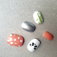 Selbstklebende Nägel für Kinder 964 Panda 24 St. - Deni Carte Magic Miss Tips — Bild N3