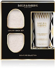 Fußpflegeset - Baylis & Harding Sweet Mandarin & Grapefruit Foot Set (Fußlotion 125ml + Socken) — Bild N1