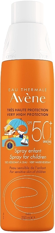 Sonnenschutzspray für empfindliche Kinderhaut SPF 50+ - Avene Eau Thermale Solar Spray Children SPF50