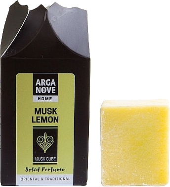 Aromawürfel für zu Hause - Arganove Solid Perfume Cube Musk Lemon — Bild N2