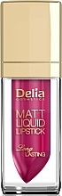 Düfte, Parfümerie und Kosmetik Flüssiger matter Lippenstift - Delia Cosmetics Matt Liquid Lipstick