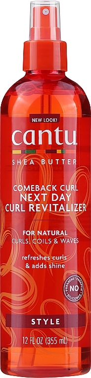 Revitalisierendes Spray für lockiges Haar - Cantu Comeback Curl Next Day Curl Revitalizer — Bild N1