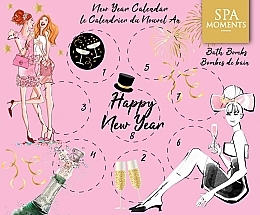Düfte, Parfümerie und Kosmetik Badebomben-Set - Spa Moments Bath Bombs Happy New Year