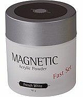 Düfte, Parfümerie und Kosmetik Acrylpuder weiß - Magnetic Acrylic Powder Fast Set White