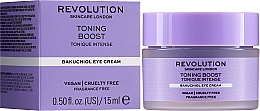 Augencreme mit Bakuhiol - Revolution Skincare Toning Boost Bakuchiol Eye Cream — Bild N2