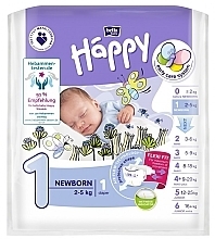 Düfte, Parfümerie und Kosmetik Babywindeln Happy Before Newborn 1 (2-5 kg) 1 St. - Bella Baby 