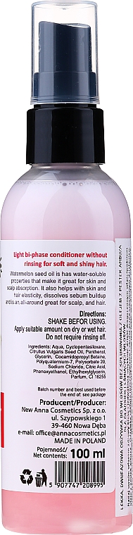 Leave-in Haarspülung mit Wassermelonenkernöl - New Anna Cosmetics — Bild N2
