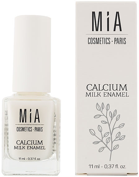Nagelverstärker mit Kalzium - Mia Cosmetics Paris Calcium Milk Enamel — Bild N1