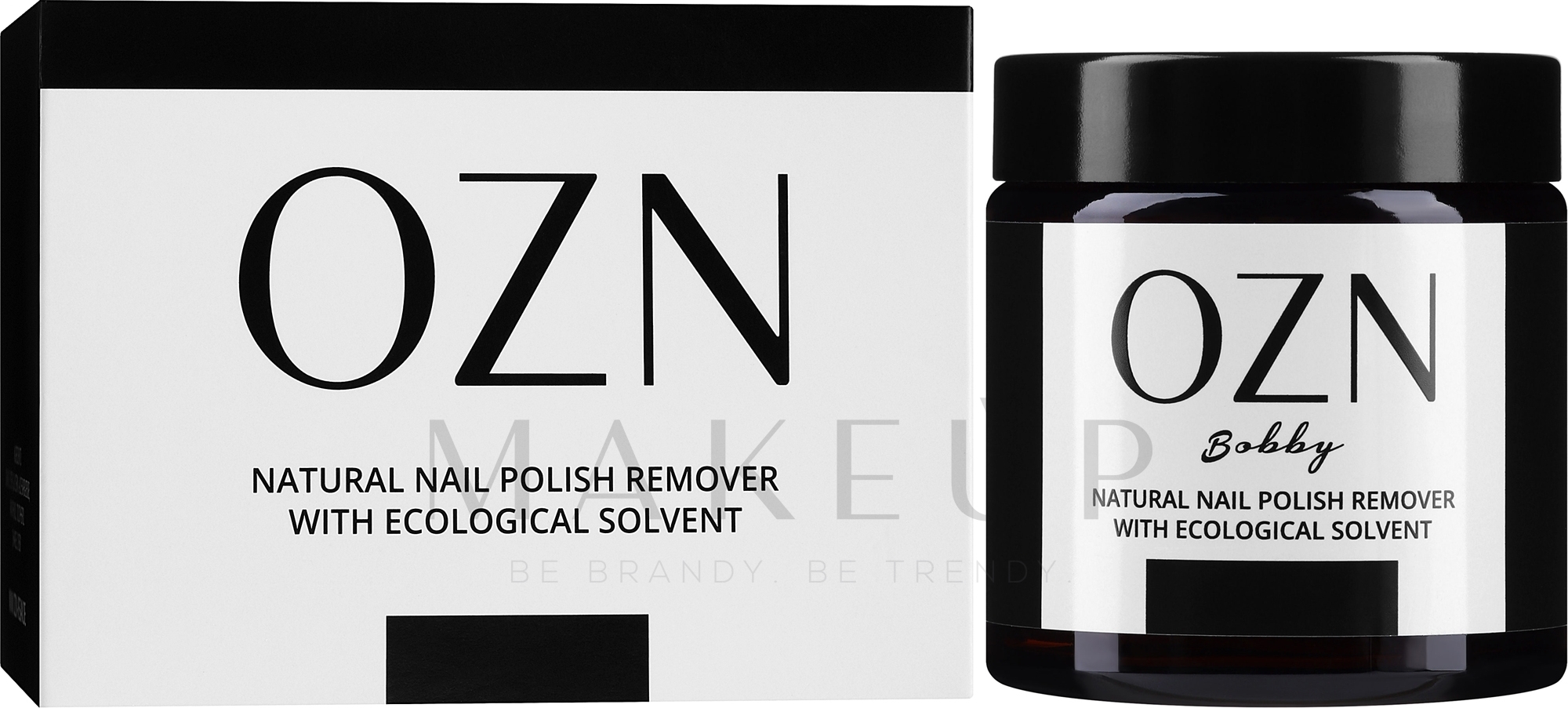 Nagellackentferner im Glas - OZN Bobby Nail Polish Remover — Bild 70 ml